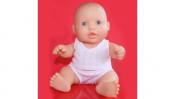 Кукла-пупс Младенец европеец в трусах и майке, 22 см