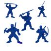 Набор воинов "Отряд Цунами" без коробки (5 воинов / цвет темно-синий), Технолог