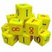 Набор мягких кубиков "Математика " — 12 кубиков, Розумна іграшка