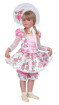 Карнавальный костюм "Кукла с розами", 92-128 см, 2-7 лет, р. 28, 30, 32, 34