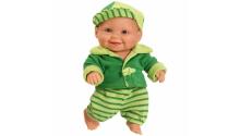 Кукла-пупс Мальчик в зеленом без коробки, 22 см