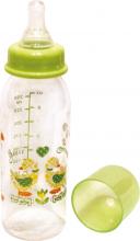 Бутылочка пластиковая для питания 250 мл с силиконовой соской, Бусинка
