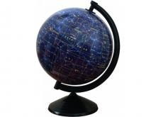 Глобус лакированный без подсветки "Звездное небо", 26 см