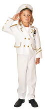 Карнавальный костюм "Капитан", 104-140 см, 4-10 лет, р. 30, 34, 38