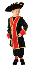 Карнавальный костюм "Капитан Джек", 122-140 см, 7-10 лет, р. 34, 38