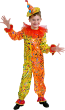 Карнавальный костюм "Клоун(зиг-заг)", 104-128 см, 4-7 лет