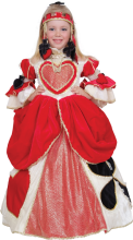 Карнавальный костюм "Королева карт", 104-140 см, 4-10 лет, р. 30, 38
