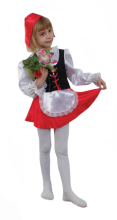 Карнавальный костюм "Красная шапочка", 104-128 см, 4-7 лет, р. 30, 34