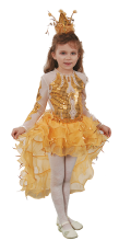 Карнавальный костюм "Принцесса Золотая рыбка", 104-128 см, 4-7 лет, р. 30, 34