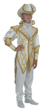 Карнавальный костюм "Сказочный принц №1 (золотой)", 104-140 см, 4-10 лет