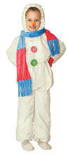 Карнавальный костюм "Снеговик", 104-128 см, 4-7 лет, р. 30, 34