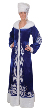 Карнавальный костюм "Снегурочка завышенная талия", 46 размер