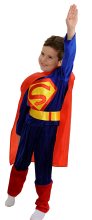 Карнавальный костюм "Супермен", 128-140 см, 7-10 лет, р.34, 38