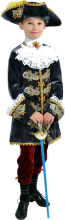 Карнавальный костюм "Вельможа с аппликацией", 104-140 см, 4-10 лет, р. 30, 34, 3