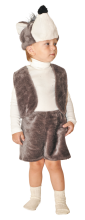 Карнавальный костюм "Волк (мех)", 104-122 см, 4-6 лет, р. 30, 32