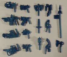 Комплект оружия для ЗвеРоботов, 16 видов,  цвет синий, Технолог